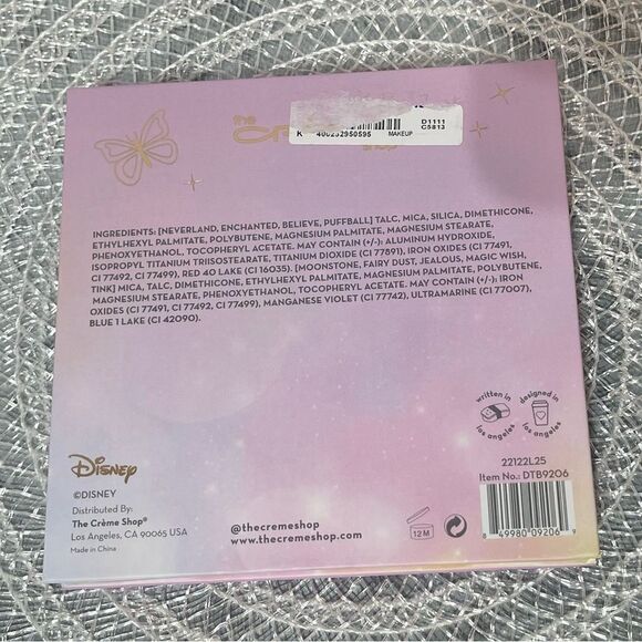 The crème Shop Disney Tinker Bell Eye Shadow Palette and Face Mask NWT - Picture 7 of 9